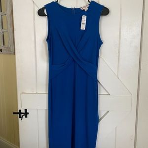 Brooks Brothers royal blue midi dress